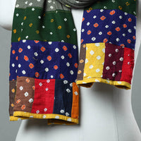 Patchwork Bandhani Stole
