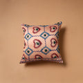 Floral Hand Embroidered Cushion Cover (16 x 16 in) 07