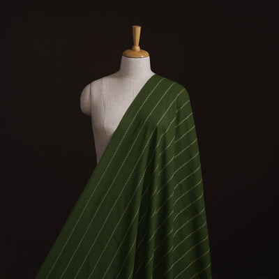 Green - Prewashed Cotton Jacquard Fabric 14