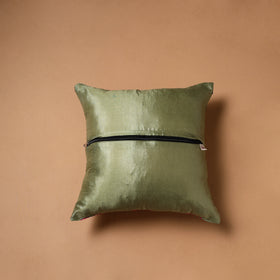Floral Hand Embroidered Cushion Cover (16 x 16 in) 29