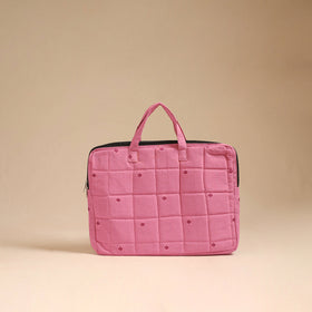 Handcrafted Quilted Laptop Bag (12 x 16 in) 63
