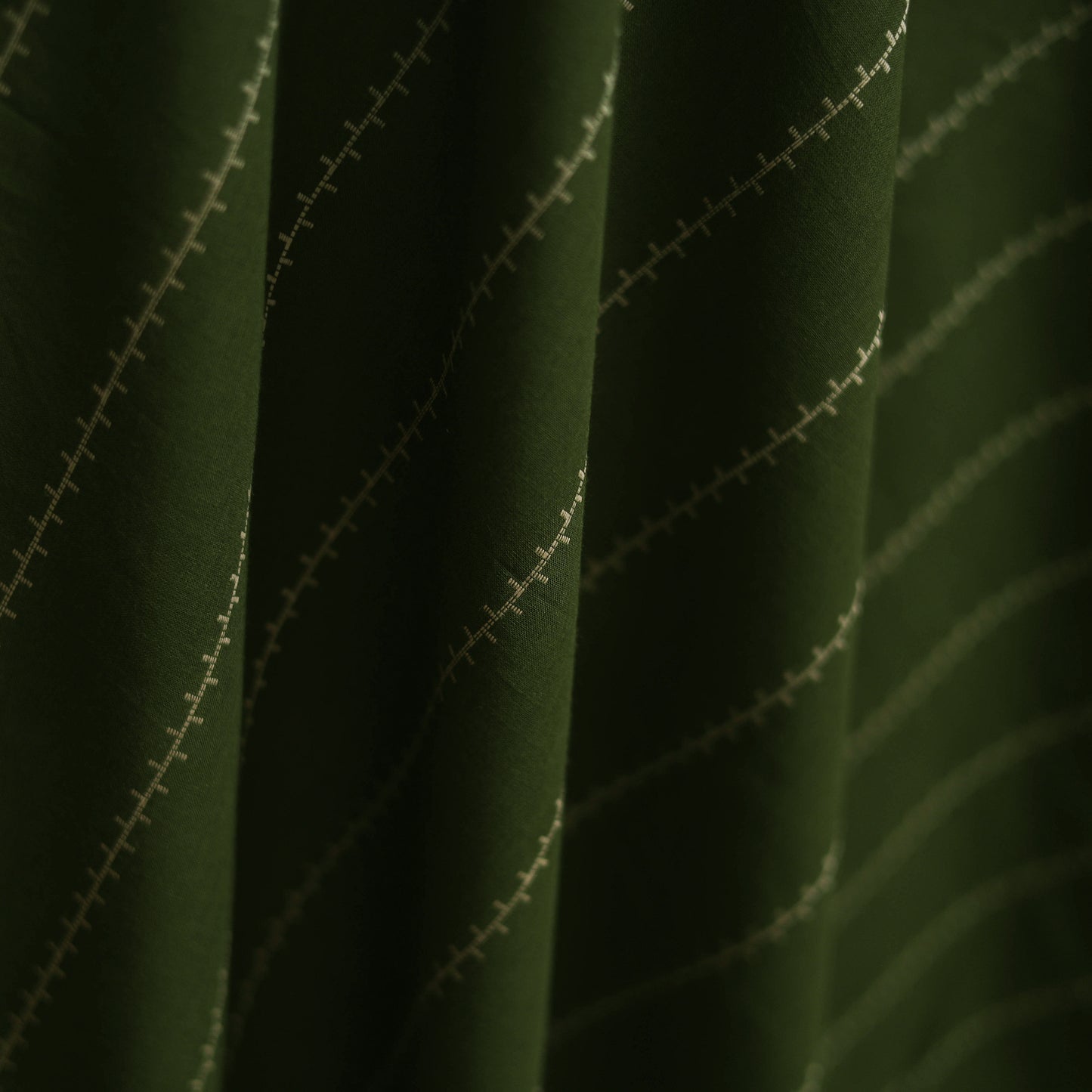 Green - Prewashed Cotton Jacquard Fabric 14