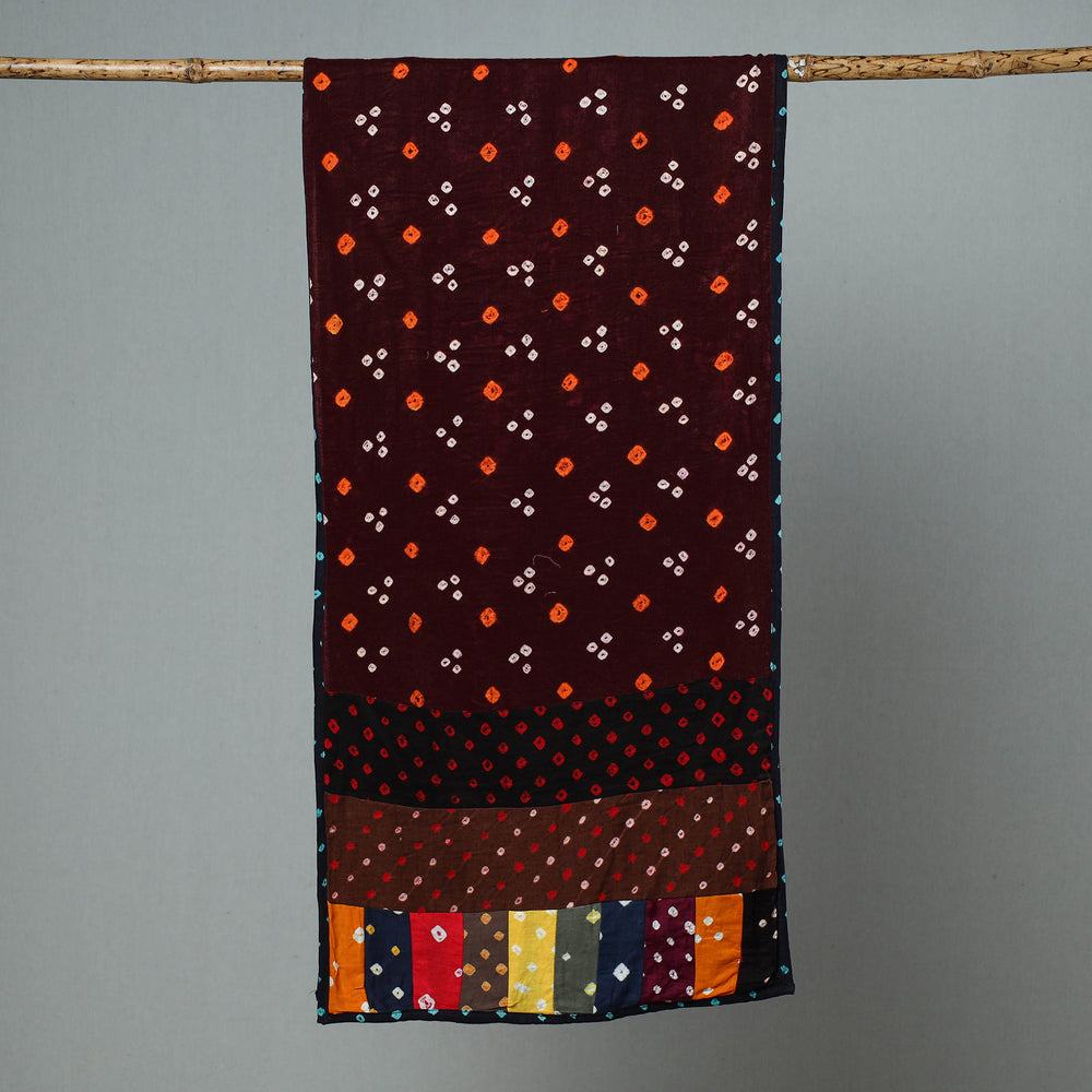 Patchwork Bandhani Stole
