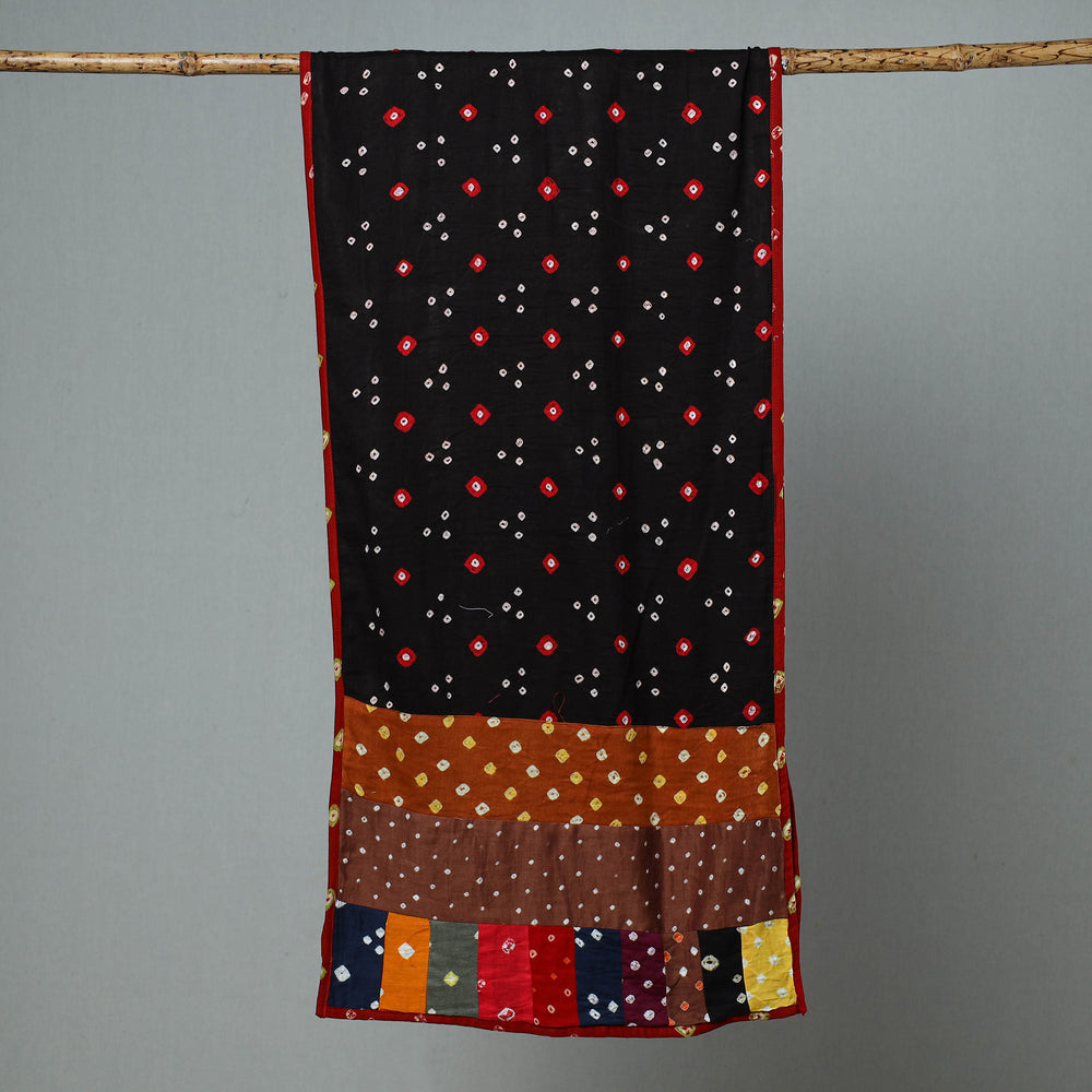 Patchwork Bandhani Stole
