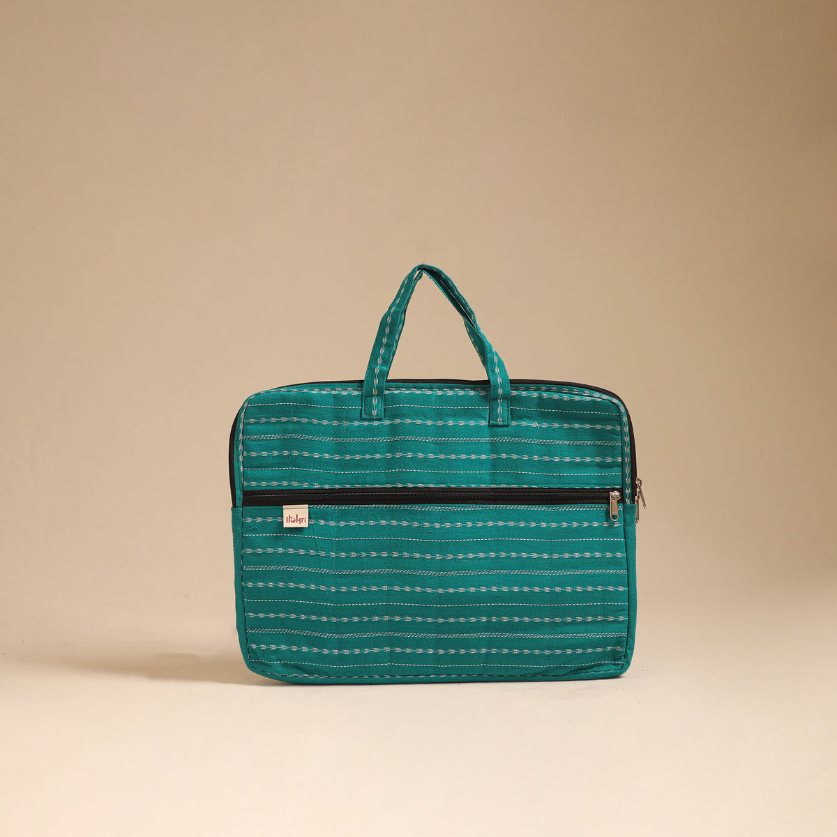 Handcrafted Quilted Laptop Bag (12 x 16 in) 67