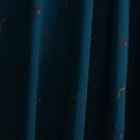 Blue - Prewashed Cotton Jacquard Fabric 16