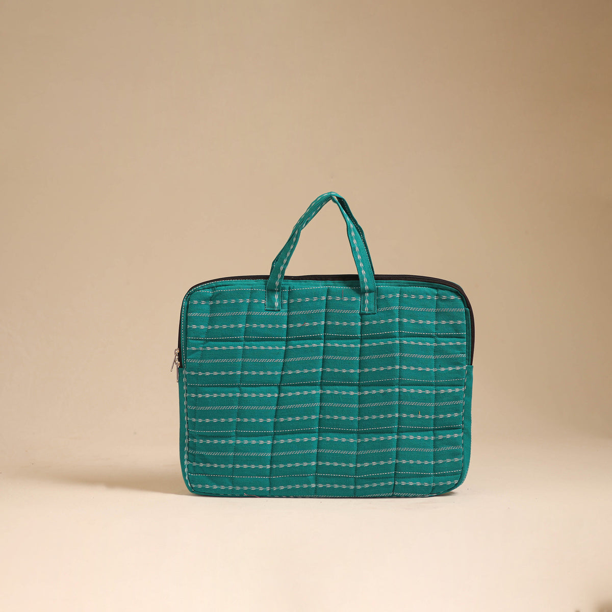 Handcrafted Quilted Laptop Bag (12 x 16 in) 67