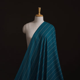 Blue - Prewashed Cotton Jacquard Fabric 17