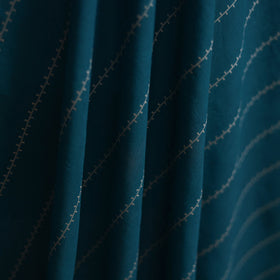 Blue - Prewashed Cotton Jacquard Fabric 17