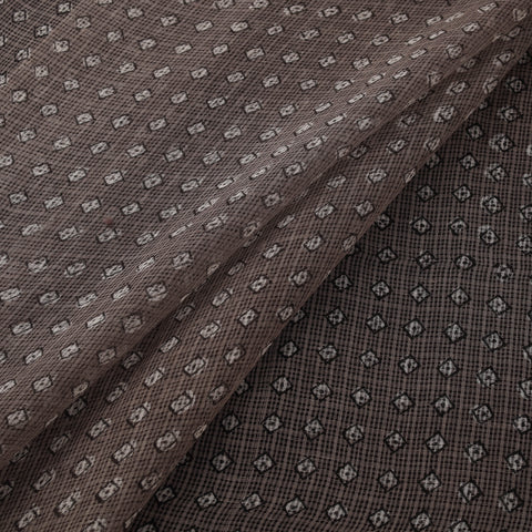 Bagru Dabu Hand Block Print Natural Dyed Kota Doria Cotton Fabric 02