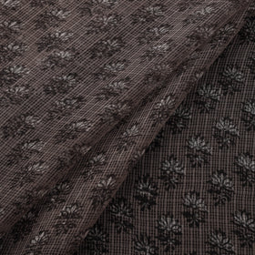 Bagru Dabu Hand Block Print Natural Dyed Kota Doria Cotton Fabric 03