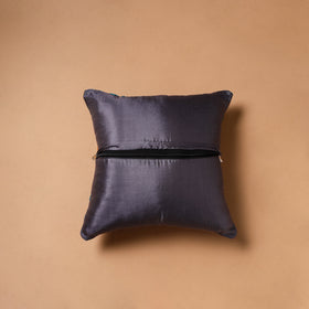 Floral Hand Embroidered Cushion Cover (16 x 16 in) 34