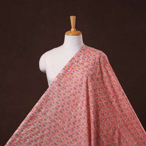 Cotton Hand Block Sanganeri Print Fabric 04