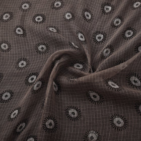 Bagru Dabu Hand Block Print Natural Dyed Kota Doria Cotton Fabric 04