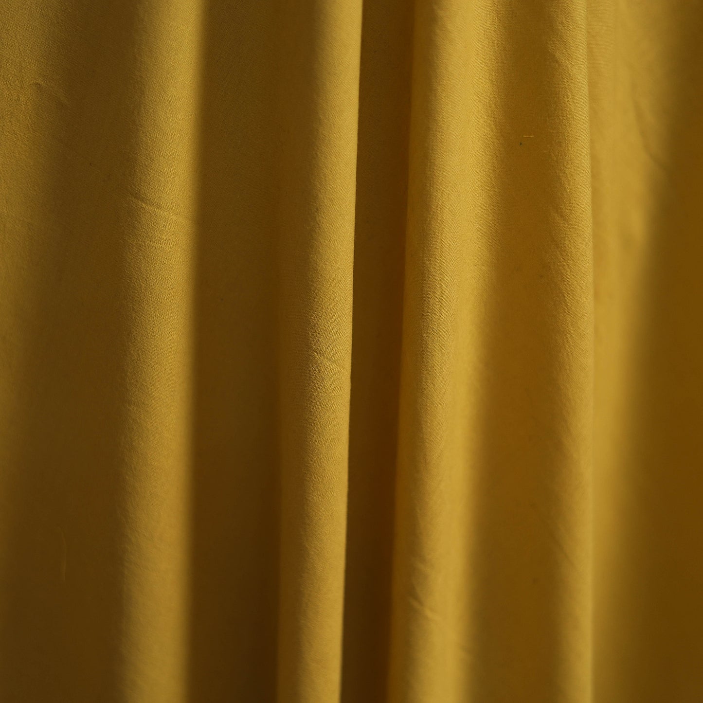 Yellow - Prewashed Cotton Plain Fabric with Mangalgiri Border 18