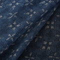 Bagru Dabu Hand Block Print Natural Dyed Kota Doria Cotton Fabric 05