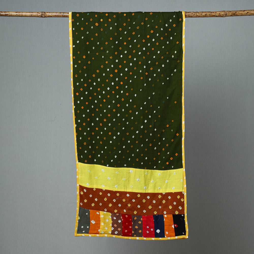 Patchwork Bandhani Stole