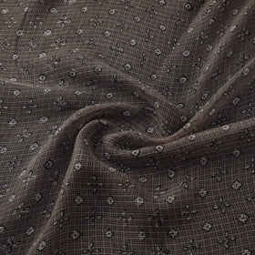Bagru Dabu Hand Block Print Natural Dyed Kota Doria Cotton Fabric 06