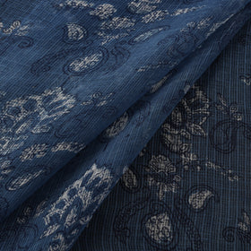 Bagru Dabu Hand Block Print Natural Dyed Kota Doria Cotton Fabric 07