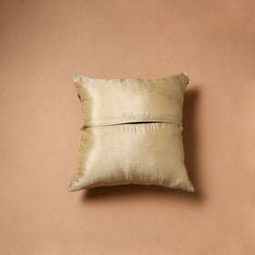 Floral Hand Embroidered Cushion Cover (16 x 16 in) 22