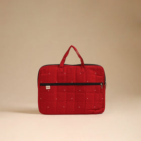 Handcrafted Quilted Laptop Bag (12 x 16 in) 72