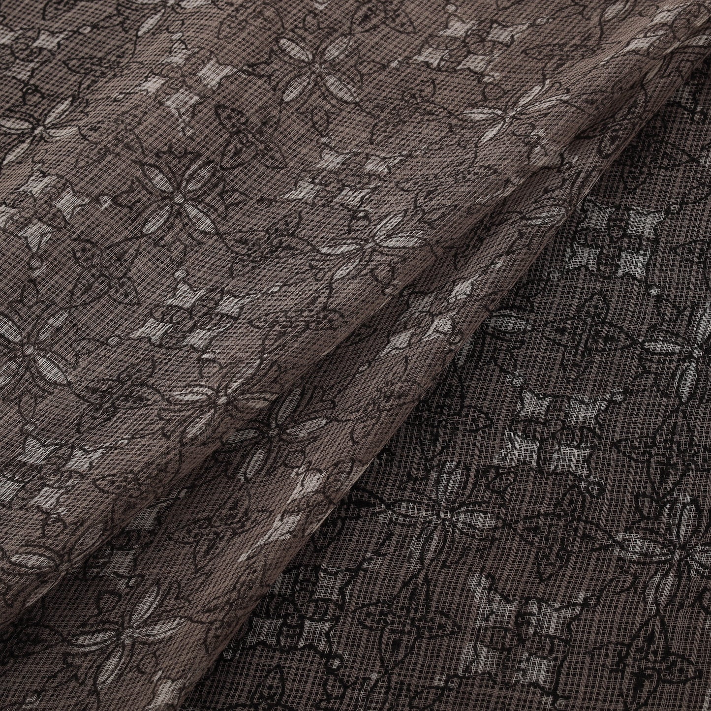 Bagru Dabu Hand Block Print Natural Dyed Kota Doria Cotton Fabric 10