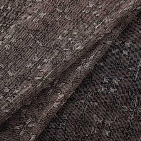 Bagru Dabu Hand Block Print Natural Dyed Kota Doria Cotton Fabric 10