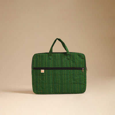 Handcrafted Quilted Laptop Bag (12 x 16 in) 74
