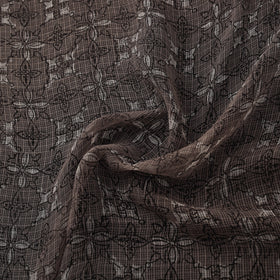 Bagru Dabu Hand Block Print Natural Dyed Kota Doria Cotton Fabric 10