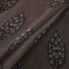 Bagru Dabu Hand Block Print Natural Dyed Kota Doria Cotton Fabric 11