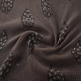 Bagru Dabu Hand Block Print Natural Dyed Kota Doria Cotton Fabric 11