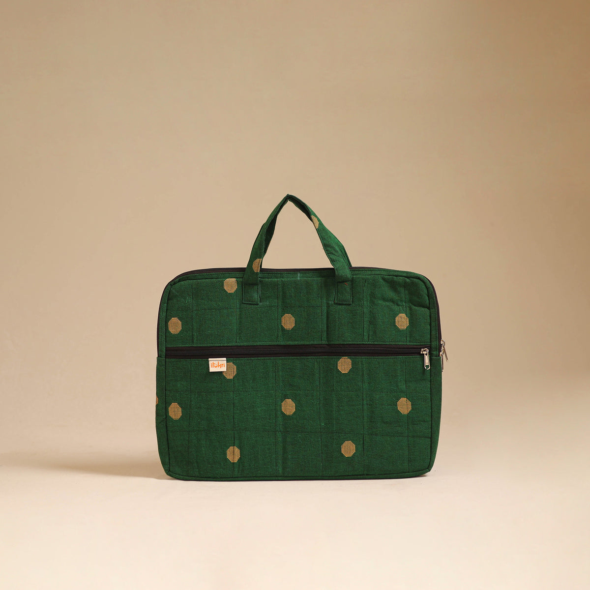 Handcrafted Quilted Laptop Bag (12 x 16 in) 75