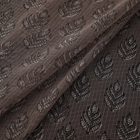 Bagru Dabu Hand Block Print Natural Dyed Kota Doria Cotton Fabric 14