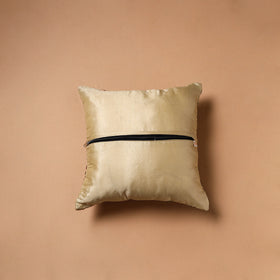 Floral Hand Embroidered Cushion Cover (16 x 16 in) 27