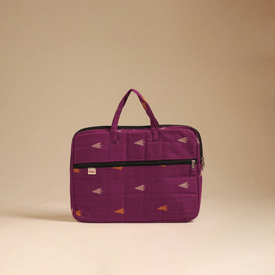 Handcrafted Quilted Laptop Bag (12 x 16 in) 77