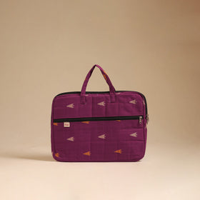 Handcrafted Quilted Laptop Bag (12 x 16 in) 77