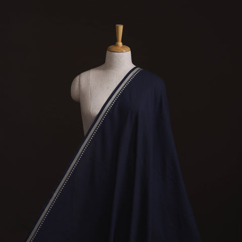 Prewashed Cotton Plain Fabric with Mangalgiri Border 23