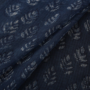 Bagru Dabu Hand Block Print Natural Dyed Kota Doria Cotton Fabric 15
