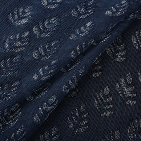 Bagru Dabu Hand Block Print Natural Dyed Kota Doria Cotton Fabric 15