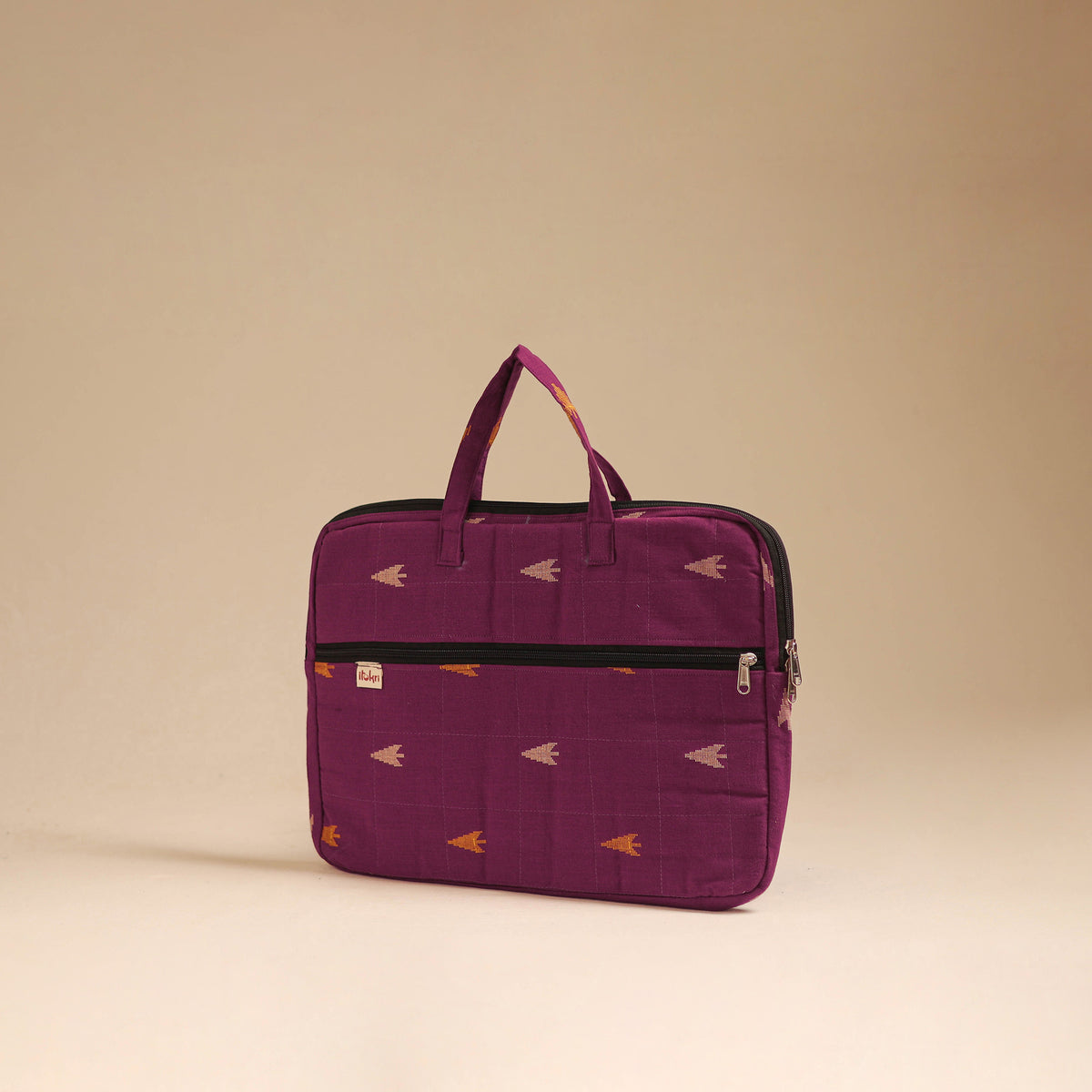 Handcrafted Quilted Laptop Bag (12 x 16 in) 77
