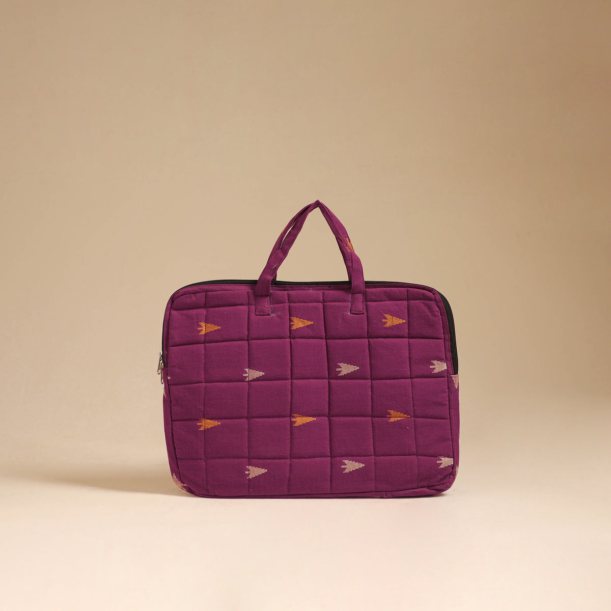 Handcrafted Quilted Laptop Bag (12 x 16 in) 77