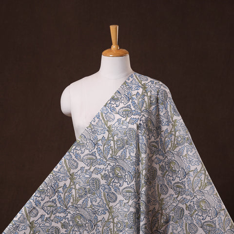 Cotton Hand Block Sanganeri Print Fabric 12