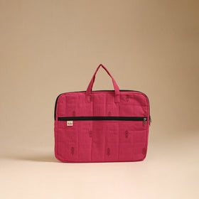Handcrafted Quilted Laptop Bag (12 x 16 in) 78
