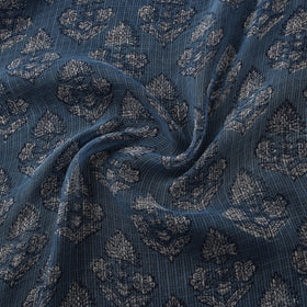 Bagru Dabu Hand Block Print Natural Dyed Kota Doria Cotton Fabric 16