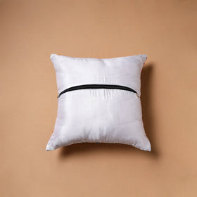 Floral Hand Embroidered Cushion Cover (16 x 16 in) 18