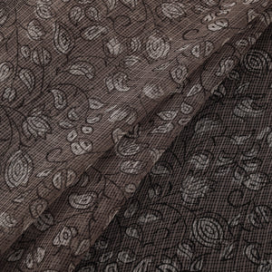 Bagru Kashish Dabu Hand Block Print Natural Dyed Kota Doria Cotton Fabric 17