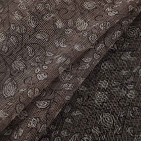 Bagru Dabu Hand Block Print Natural Dyed Kota Doria Cotton Fabric 17