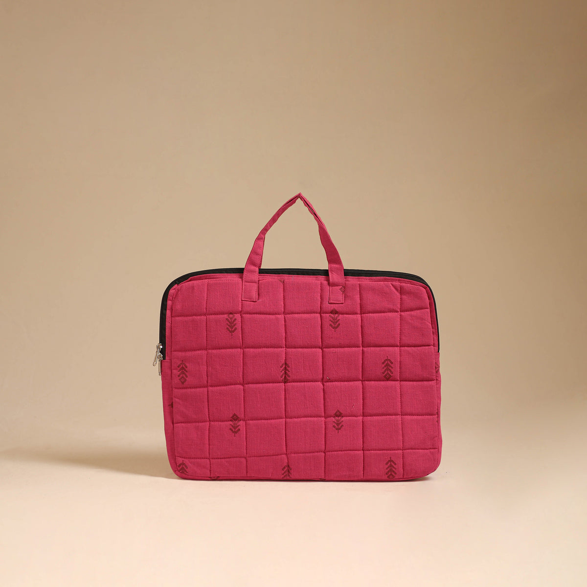 Handcrafted Quilted Laptop Bag (12 x 16 in) 78