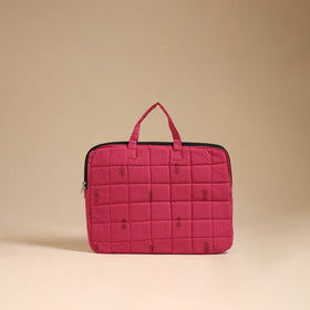 Handcrafted Quilted Laptop Bag (12 x 16 in) 78