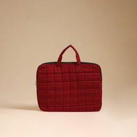 Handcrafted Quilted Laptop Bag (12 x 16 in) 79